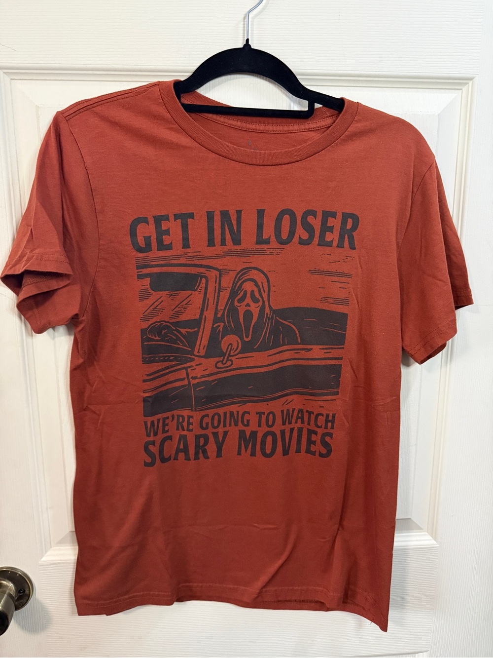 Ghostface Scream Get In Loser We’re Going To Watch Scary Movies Unisex Small